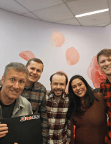 Jorge with co-workers