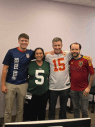 Jorge with co-workers